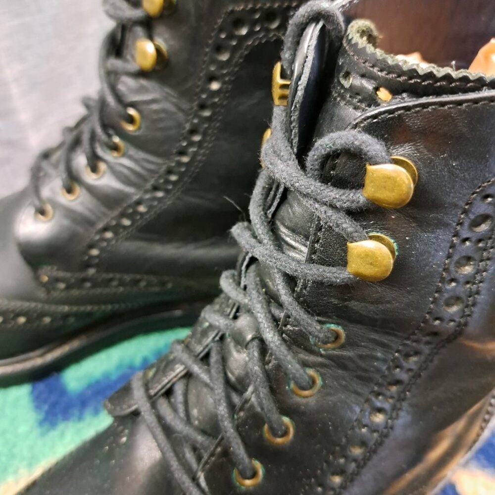 %Cole Haan Boots Men Leather Black Size 10.5M / D11 - Picture 10 of 14